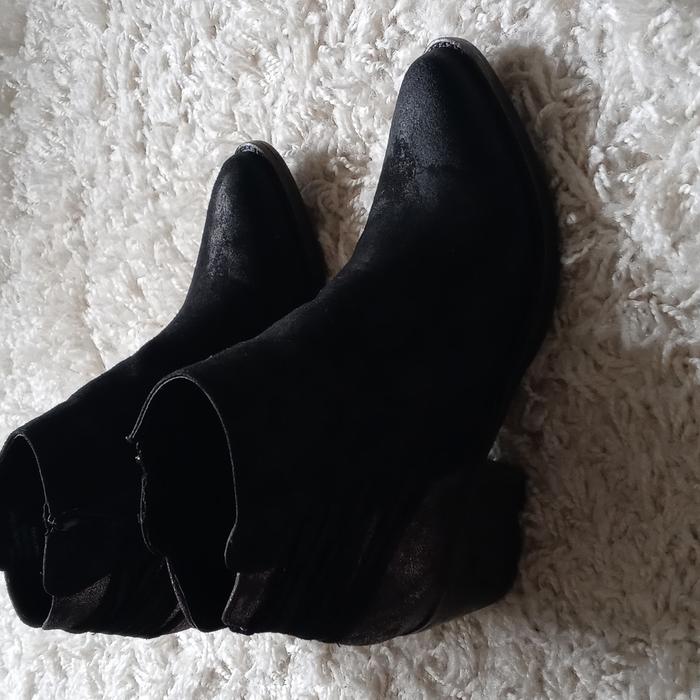 Volatile black booties